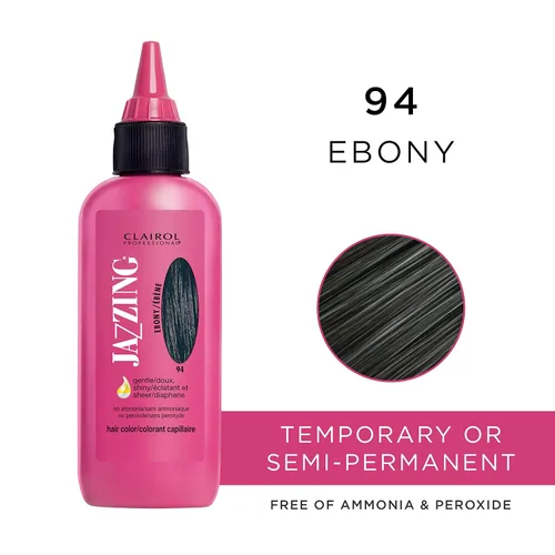 Miniatura 2 de Clairol Professional Jazzing Semi-Permanent Hair Color with Shiny, Vibrant Results for All Hair Textures No.094 Ébano