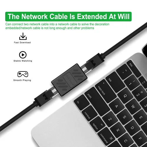 Miniatura 6 de Y.D.F Acoplador RJ45 impermeable IP68, acoplador Ethernet de cobre puro blindado, acoplador Gigabit IP68 impermeable Ethernet al aire libre conector