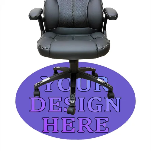 Miniatura 78 de Tapete redondo personalizado para silla de escritorio de oficina, diseño de tu propio logotipo de foto, texto, alfombrillas circulares