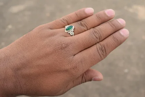 Miniatura 2 de Gemstone Ring, 925 Sterling Silver Ring Statement Ring For Women - Girls, 5X10mm Natural Marquise Shape Gemstone Ring, Christmas Gifts, Gemstone