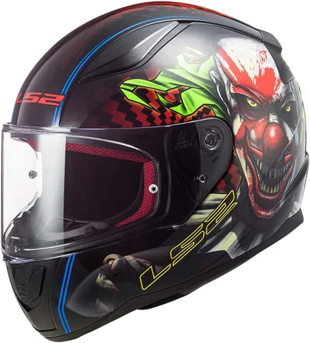 Miniatura 9 de LS2 Cascos Rapid II Casco integral para motocicleta (Dreamcatcher Camaleón/Blanco - XS)