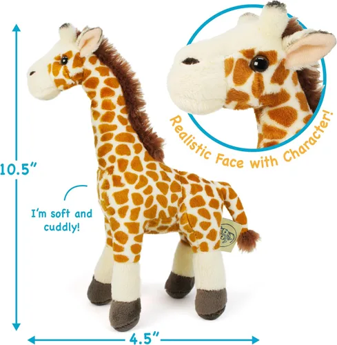 Miniatura 3 de TigerHart Evelyn The Giraffe - Peluche de 11 pulgadas