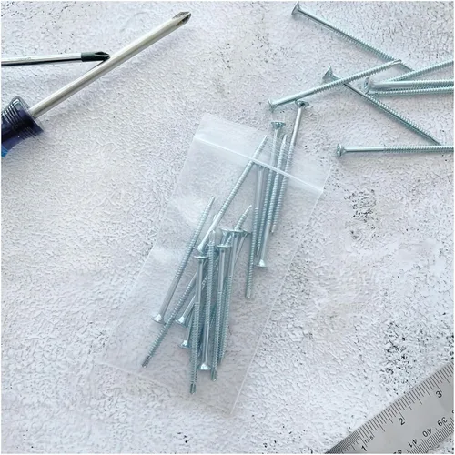 Miniatura 3 de Plymor 3 x 5 pulgadas (caja de 4,000), bolsas de plástico con cierre de cremallera resistente de 4 mil