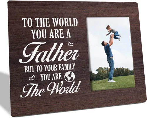 Miniatura 12 de Regalos para papá: placa de marco de fotos, feliz día del padre, divertido marco de fotos, regalo ideal para papá de hija o hijo