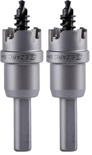 Miniatura 21 de EZARC Sierra Perforadora de Carburo de Tungsteno de Alta Resistencia, Cortador de Agujeros para Acero Inoxidable, Metal en Lámina 1-1/2" 38mm