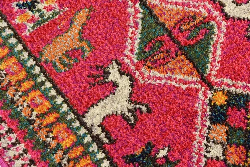 Miniatura 6 de Unique Loom Sedona Collection Southwestern, borde, sobreteñida, animales, tribal, alfombra de área abstracta, 2 pies 2 pulgadas x 6 pies 7 pulgadas