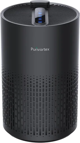 Miniatura 11 de Purivortex Purificadores de aire para el hogar, filtro de aire HEPA silencioso para polen, humo, polvo, caspa de mascotas, olor, cabello, cubre