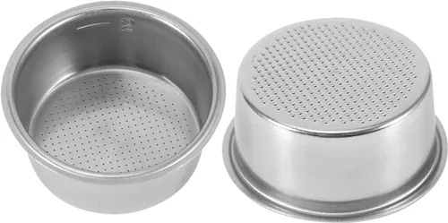 Miniatura 6 de Cesta de filtro de café de 2.008 in, 2 piezas, filtro de café de acero inoxidable para máquina de café expreso, cesta de filtro, taza, accesorios