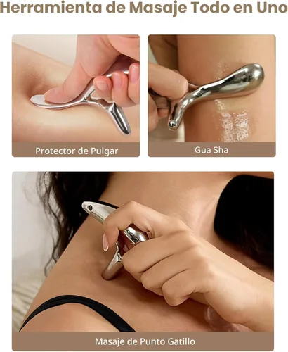 Miniatura 2 de lifechill Herramienta de masaje de punto gatillo para masaje de tejido profundo y Gua Sha, herramienta raspadora muscular HSA para aliviar el dolor