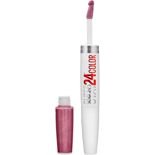 Miniatura 41 de Maybelline Super Stay 24, lápiz labial líquido de maquillaje de 2 pasos, color altamente pigmentado de larga duración con bálsamo hidratante, Merlot