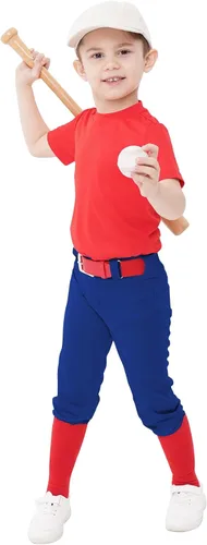 Miniatura 9 de QBK 2T-17Y - Pantalones de béisbol para niños pequeños, pantalones de sóftbol para jóvenes, pantalones de béisbol para niños y niñas