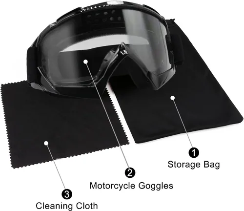 Miniatura 6 de Gafas de motocross ATV Motocross MX Off Road para hombres, mujeres, adultos, jóvenes, carreras de equitación