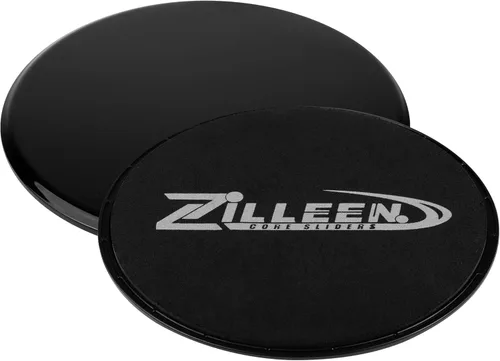 Zilleen Deslizadores de Ejercicio para Entrenamiento Discos de Fitness para Pilates para Mujeres y Hombres, Paquete de 2