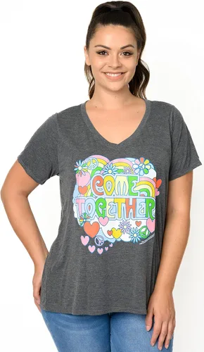 Miniatura 3 de Beatles - Camiseta para mujer, talla grande, cuello en V, estampado vintage