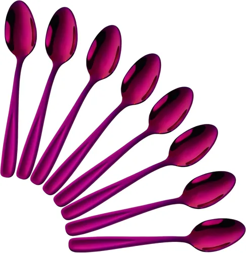 Miniatura 14 de 8 Pieces Dessert Spoons Teaspoons Small Coffee Spoons Espresso Spoons, 5.5 Inch (black)