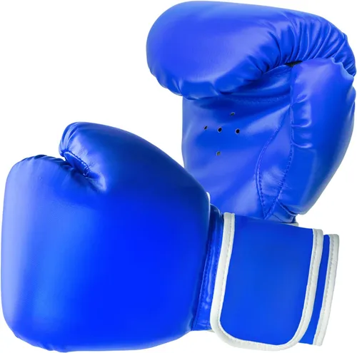 Guantes de boxeo para niños y niñas, jóvenes de 4 a 10 años, guantes de entrenamiento para saco de boxeo, kickboxing, Muay Thai, color rojo