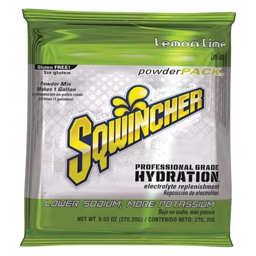 Sqwincher Mezcla de bebidas deportivas en polvo 9.5 oz., Lima-Lima, PK20 159016008-1 cada uno