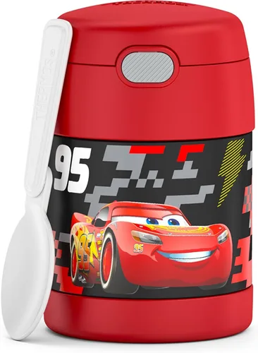 Miniatura 8 de THERMOS FUNTAINER - Tarro de alimentos aislado de 10 onzas, tarro de comida para niños con cuchara plegable, Spider-Man