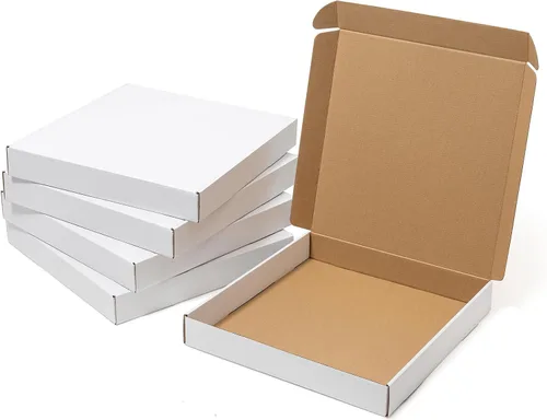 Miniatura 9 de Wowxyz Cajas de envío blancas de 6 x 4 x 3 pulgadas, paquete de 25 cajas de correo de cartón corrugado para pequeñas empresas - Suministros