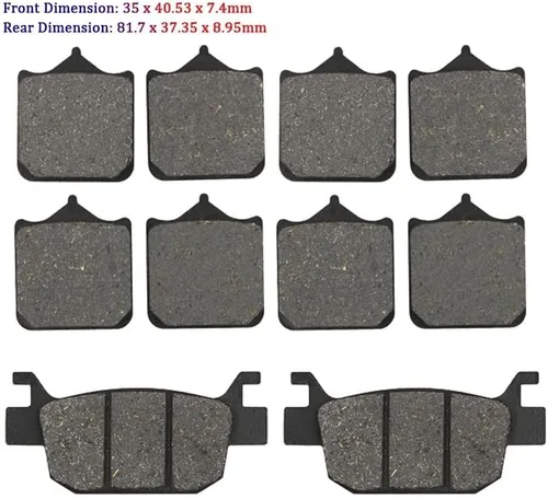 Miniatura 2 de Piezas de la motocicleta Pastillas de freno delanteras traseras Discos para Benelli TRK502 TRK502X TRK 502 BJ500GS-A TRK502 X BJ 500 BJ500 GS-A