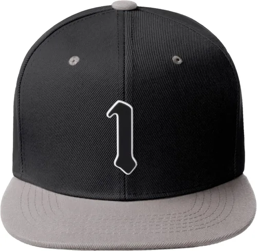 Miniatura 194 de Daxton Gorra clásica con visera de billete plano con letras del alfabeto inglés antiguo de la A a la Z