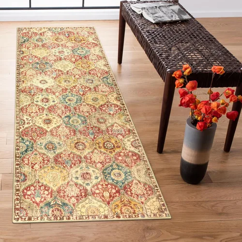 Miniatura 70 de Lahome - Alfombra de marroquí tejida, alfombra para cocina, pasillo, antideslizante, pasillo para entrada, pasillo de lavadero, dormitorio, 274 x