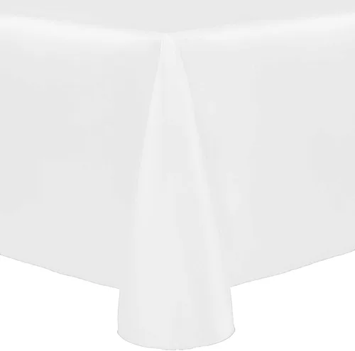 Miniatura 38 de Ultimate Textile Majestic - Mantel ovalado reversible Shantung Satin (72 x 120 pulgadas), color amarillo claro