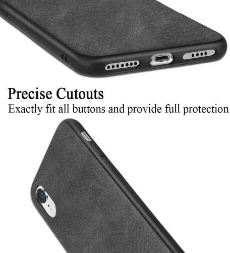 Miniatura 5 de Funda compatible con iPhone Xs Max, delgada, de piel sintética, vintage, a prueba de golpes, ligera, de alta calidad, suave, TPU, carcasa protectora