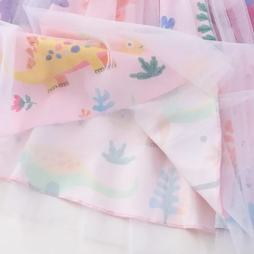 Miniatura 7 de Akyzic Vestido de tul para niños pequeños, disfraz de unicornio para fiesta de cumpleaños, princesa, faldas de tutú casuales de verano