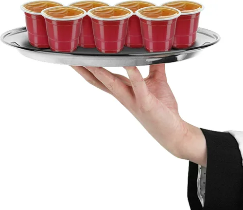 Miniatura 5 de PARTY BARGAINS Vasos de chupito de plástico de 2 onzas (paquete de 2880) mini vasos de chupito de plástico desechables rojos, chupitos de gelatina