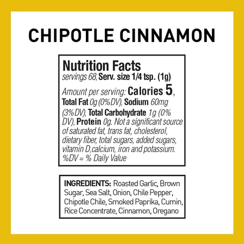 Miniatura 2 de The Spice Hunter Global Fusion Frob, Chipotle canela, 2.4 onzas