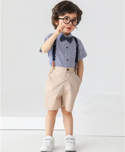 Miniatura 26 de Conjunto de traje de caballero para bebé niño