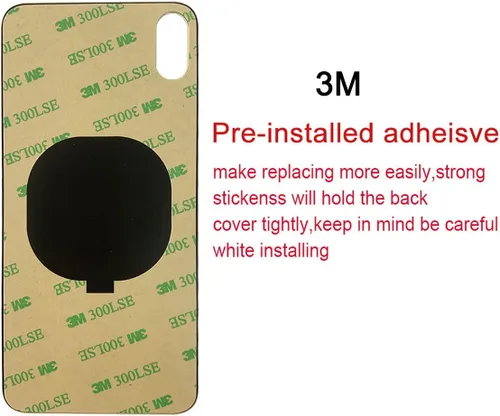 Miniatura 3 de Reemplazo de cristal trasero OEM para iPhone Xs de 5.8 pulgadas con kit de herramientas de reparación y adhesivo preinstalado (Oro)