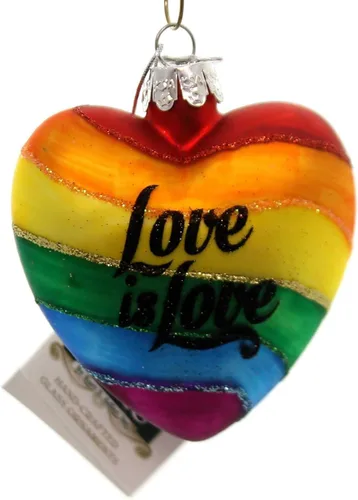 Miniatura 5 de Noble Gems™ Pride - Adorno de cristal de arco iris, Navidad