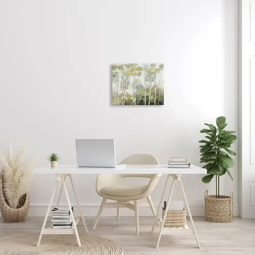 Miniatura 3 de Stupell Industries Bosque de abedul bosque amarillo follaje bosque pintura, diseño de Nan Stupell Industries 20 x 16 Inches, Easy to Hang and