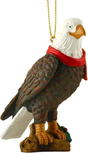 Miniatura 6 de Goldfinch - Figura colgante para árbol de Navidad, regalo para amantes de los pájaros, decoración de árbol de Navidad, adorno festivo de vida