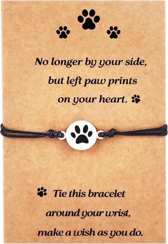 Miniatura 38 de PLwelth Pulseras de perro de cachorro para mujeres y hombres, regalos conmemorativos para amantes de las mascotas, regalos de amistad para ella, sus