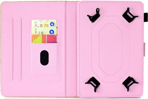 Miniatura 2 de Funda universal para tablet de 9.5 a 10.5 pulgadas, con soporte para lápiz capacitivo y ranuras para tarjetas de crédito para iPad de 9.7 pulgadas
