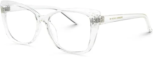 VOOGLAM Gafas de cristal con bloqueo de luz azul ojo de gato para mujer, anti fatiga ocular UV Raquel