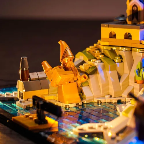 Miniatura 3 de Kit de luz LED mejorado para Lego Hogwarts Castle and Grounds Building Set, compatible con Lego 76419 (modelo no incluido)