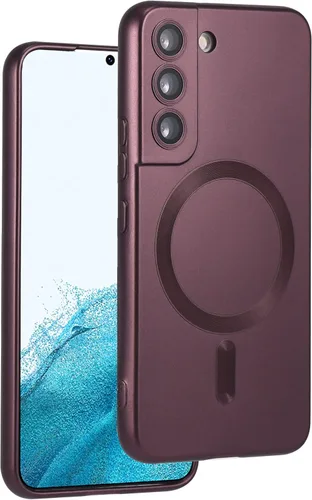Miniatura 30 de Funda magnética para Samsung Galaxy S22 Ultra, silicona suave, delgada, antiarañazos, con protección de cámara, compatible con MagSafe, color negro