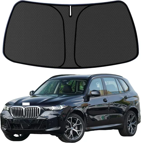 Miniatura 30 de X1 F48 Parasol plegable personalizado para parabrisas para 2016 2017 2018 2019 2020 2021 2022 X1 F48 Protector de sol para ventana delantera