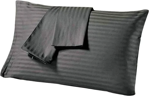 Miniatura 23 de Comfort Beddings Juego de 4 fundas de almohada estándar, 100% algodón orgánico, 600 hilos, fundas de almohada de algodón marrón de alta calidad
