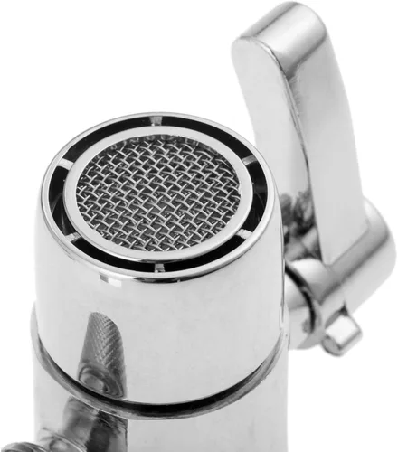 Miniatura 4 de Yetaha Válvula desviadora de grifo, divisor de fregadero cromado pulido de metal, empuje para conectar, ajuste rápido para tubos de ósmosis inversa