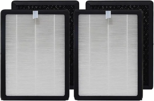 PUREBURG Filtro de repuesto compatible con purificador de aire Cuisinart CAP-500 N.º de parte: CAP-500FPK, H13 True HEPA y filtración multicapa de