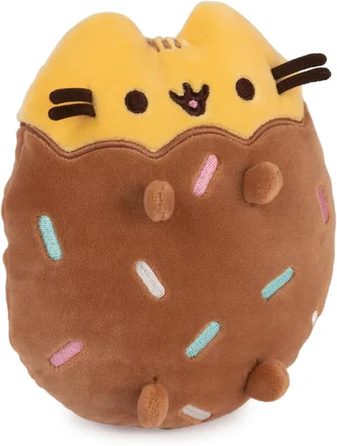 Miniatura 2 de GUND Pusheen - Squisheen de galletas bañadas en chocolate, animal de peluche para edades de 8 años en adelante, marrón/amarillo, 6 pulgadas