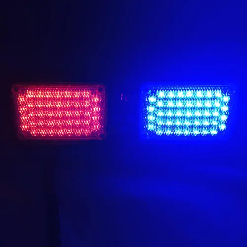 Miniatura 5 de Wecade® 86 luces LED estroboscópicas de protección solar, luces intermitentes de advertencia de emergencia para visera, máxima visibilidad con 12