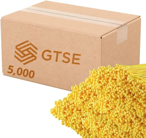 Miniatura 88 de GTSE - Paquete de 100 bridas con cremallera de 20.3 cm, color plateado/gris, 8.06 kg de resistencia, bridas de nailon grises resistentes a los rayos