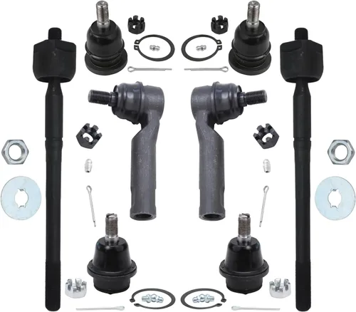 Miniatura 208 de Detroit Axle – Kit de suspensión delantera para Hyundai 2013-2018 Santa Fe 2 enlaces de barra de estabilizador 4 varillas de amarre interiores
