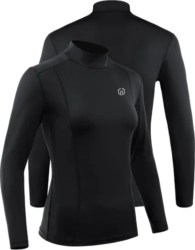 Miniatura 18 de NELEUS - Camisa deportiva de compresión atlética, de manga larga, para mujer, dry fit, paquete de 3